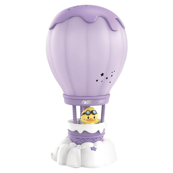 Herrnalise Hot Air Balloon Night Light, Eye Protection Bedside Lamp, Cute Nightlight Nursery Lamp, Rechargeable Bedside Lamp, Dimmable Night Light for Kids Room Decor