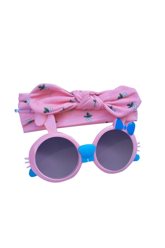 Infant Baby Boy Girl Cartoon Cute Bunny Ear Sunglasses Decorated Sunglasses
