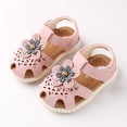 thumbnail image 1 of QISIWOLE Toddler Baby Girls Cute Flowers Shoes Hollow Out Soft Kids Non-slip Sandals rollbacks !, 1 of 5