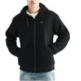 thumbnail image 1 of Herrnalise Intelligent Warm Carbon Fiber Heating Long Sleeved Hooded Casual Coat/jacket Black, 1 of 7