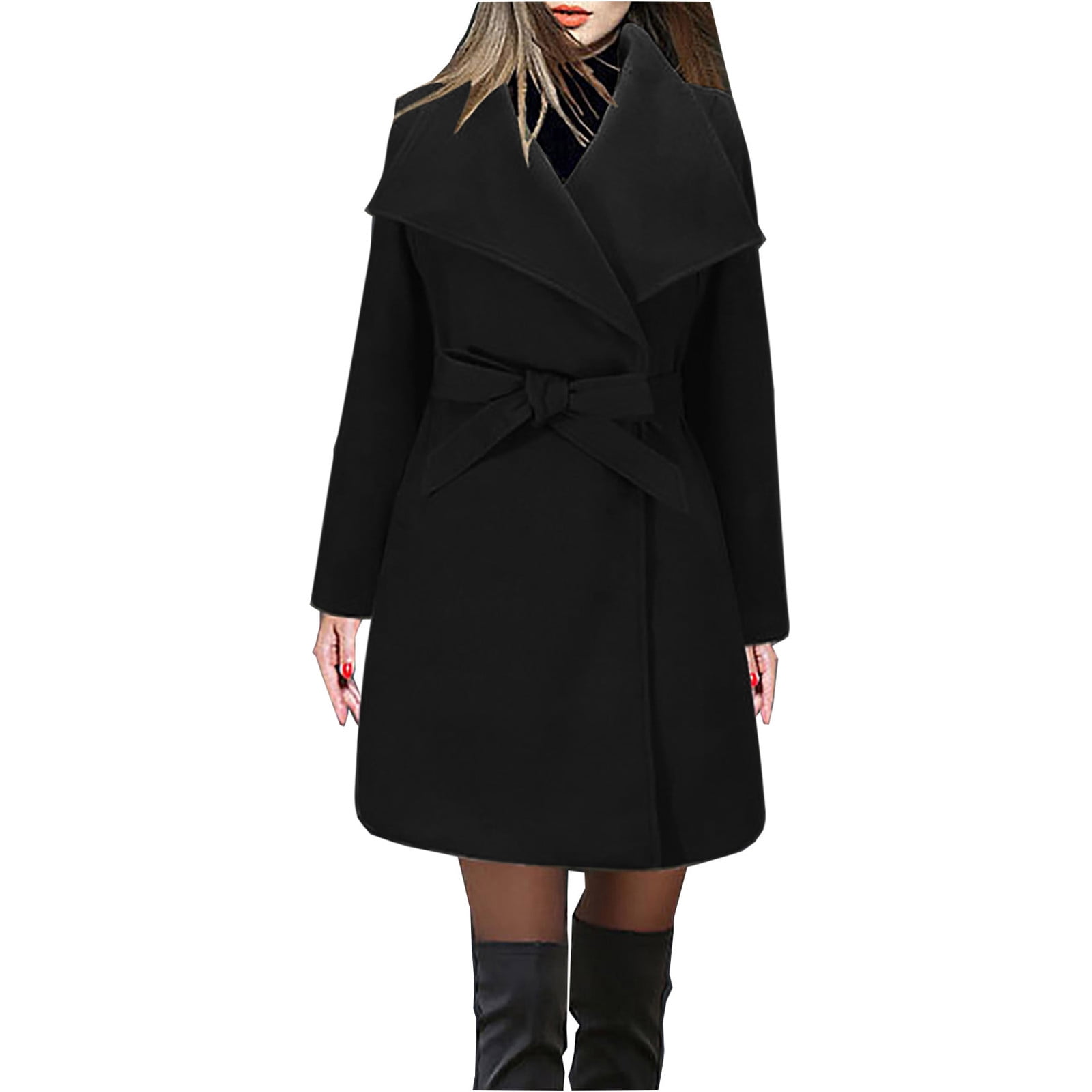 ジャケット・アウター laubeblanc Belted Wool long gilet Belted Wool long gilet – L'AUBE BLANC