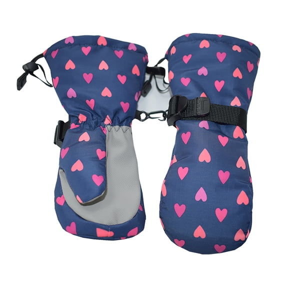 Herrnalise Kids Mittens Toddler Winter Waterproof Mittens for Kids Snow Ski Mittens Gloves Unisex Cold Weather Warm Mittens for Children Boys Girls