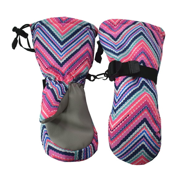 Herrnalise Kids Mittens Toddler Winter Waterproof Mittens for Kids Snow Ski Mittens Gloves Unisex Cold Weather Warm Mittens for Children Boys Girls