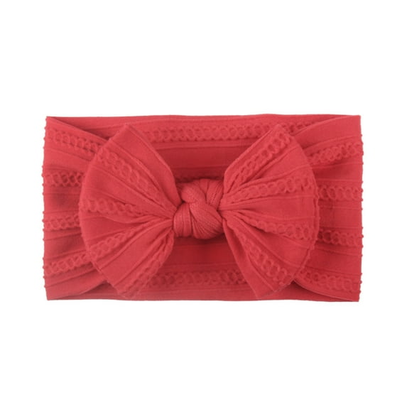 Herrnalise Kids Newborn Girls Baby Solid Headband Hair Band Bow Accessories Headwears