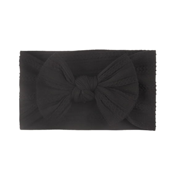Herrnalise Kids Newborn Girls Baby Solid Headband Hair Band Bow Accessories Headwears