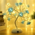 thumbnail image 1 of Herrnalise LED Rose Flower Table Lamp, Home Party Wedding Bedroom Decoration, LED Table Lights For Christmas Gifts Halloween Gifts Birthday Gifts, 1 of 6