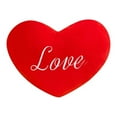 thumbnail image 1 of Herrnalise LOVE Cute Plush Red Heart Pillow Love Pillow Cushion Toy Throw Pillows for Kids' Friends Valentine's Day Fit for Living Fluffy Heart Throw Decorative Pillows, 1 of 4