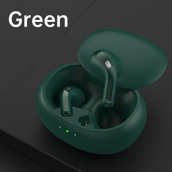 Herrnalise Language Translator Earbuds, 2025 Upgraded Two Way Realtime Translation 144 Language with Bluetooth, Ear Buds APP Online Instant Voice Translation for Travel Business Learning (Green)