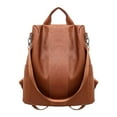 thumbnail image 1 of Herrnalise Leather Backpack Purses for Women Antitheft Soft Rucksack Ladies Shoulder Bag Rucksack Waterproof Daypack Casual Shoulder Satchel Bag, 1 of 8