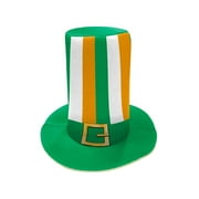 Herrnalise Leprechaun Hat for Adults Green Top Hat Men Women Christmas Tree Topper St. Patrick's Day Costume Hats