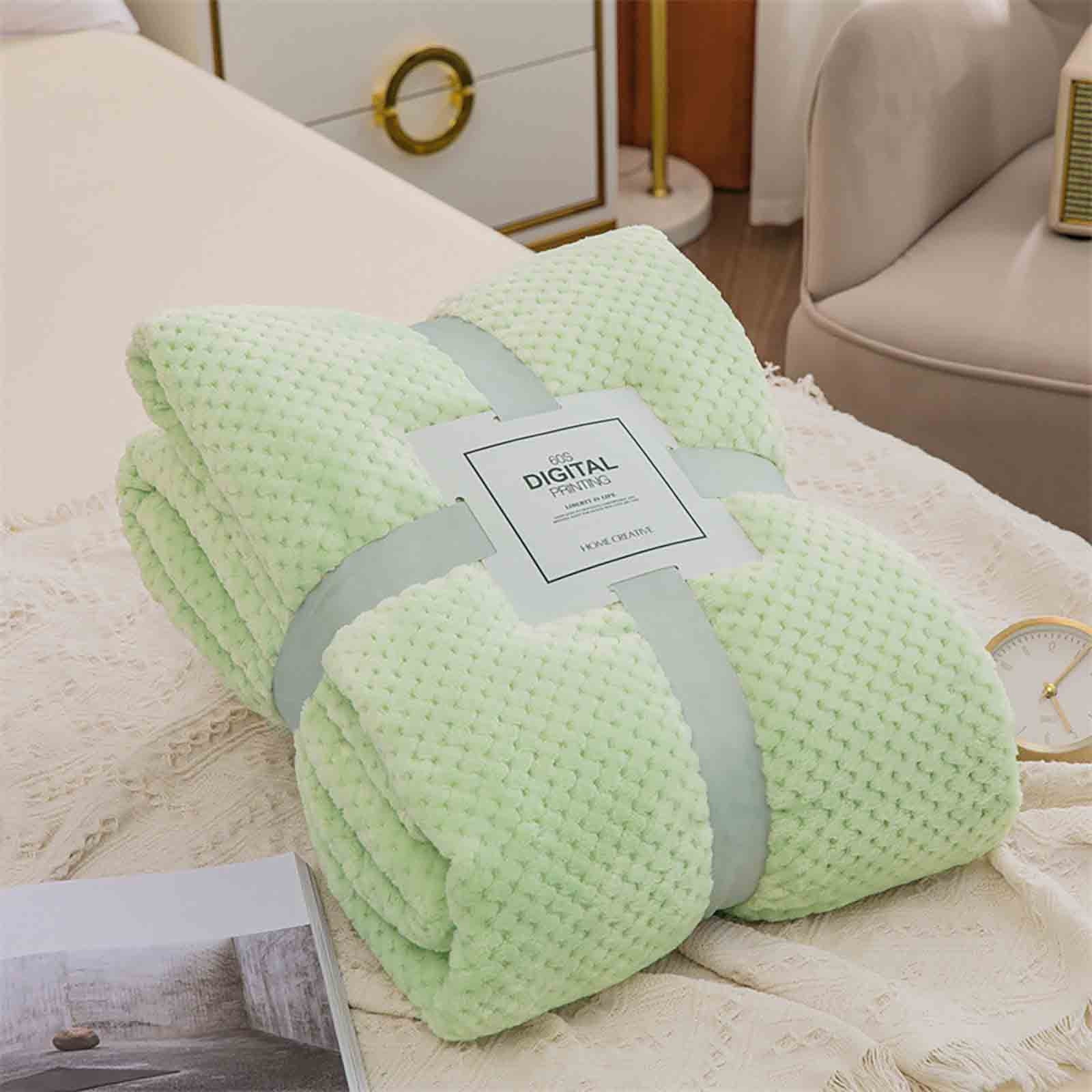 Green flannel blanket hotsell