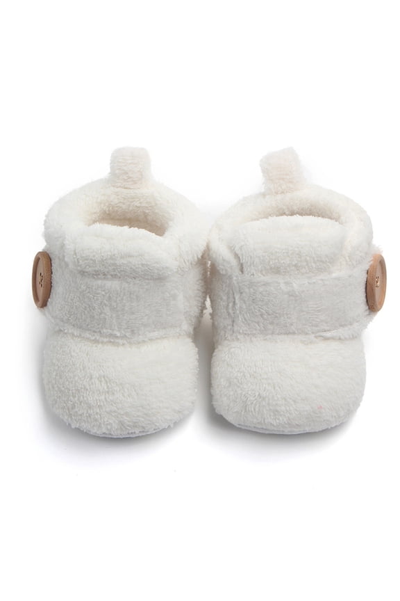 Lovely Toddler First Walkers Baby Shoes Round Toe Flats Soft Slippers Shoes