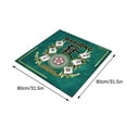 thumbnail image 1 of Herrnalise Mahjong Table Mat,32"x32" Anti-Slip Thickened Mahjong Table Cover,Noise Reduction Mahjong Mat,Soft & Wear-Resistant Mahjong Accessories Tablecloth for Poker Card Board & Tile Games, 1 of 9