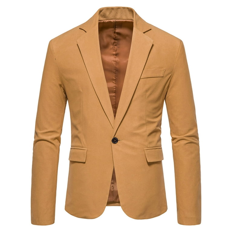 Men's casual khaki blazer online