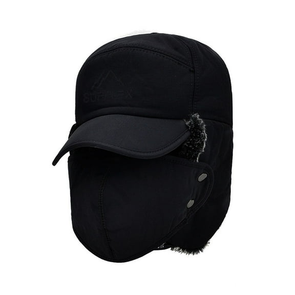 Herrnalise Men Women Faux F-ur EarHat Cap Winter Ski Trapper