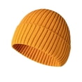 thumbnail image 1 of Herrnalise Men's And Women's Breathable Warm Windproof Winter Knitting Flanging Pullover Hat, 1 of 3