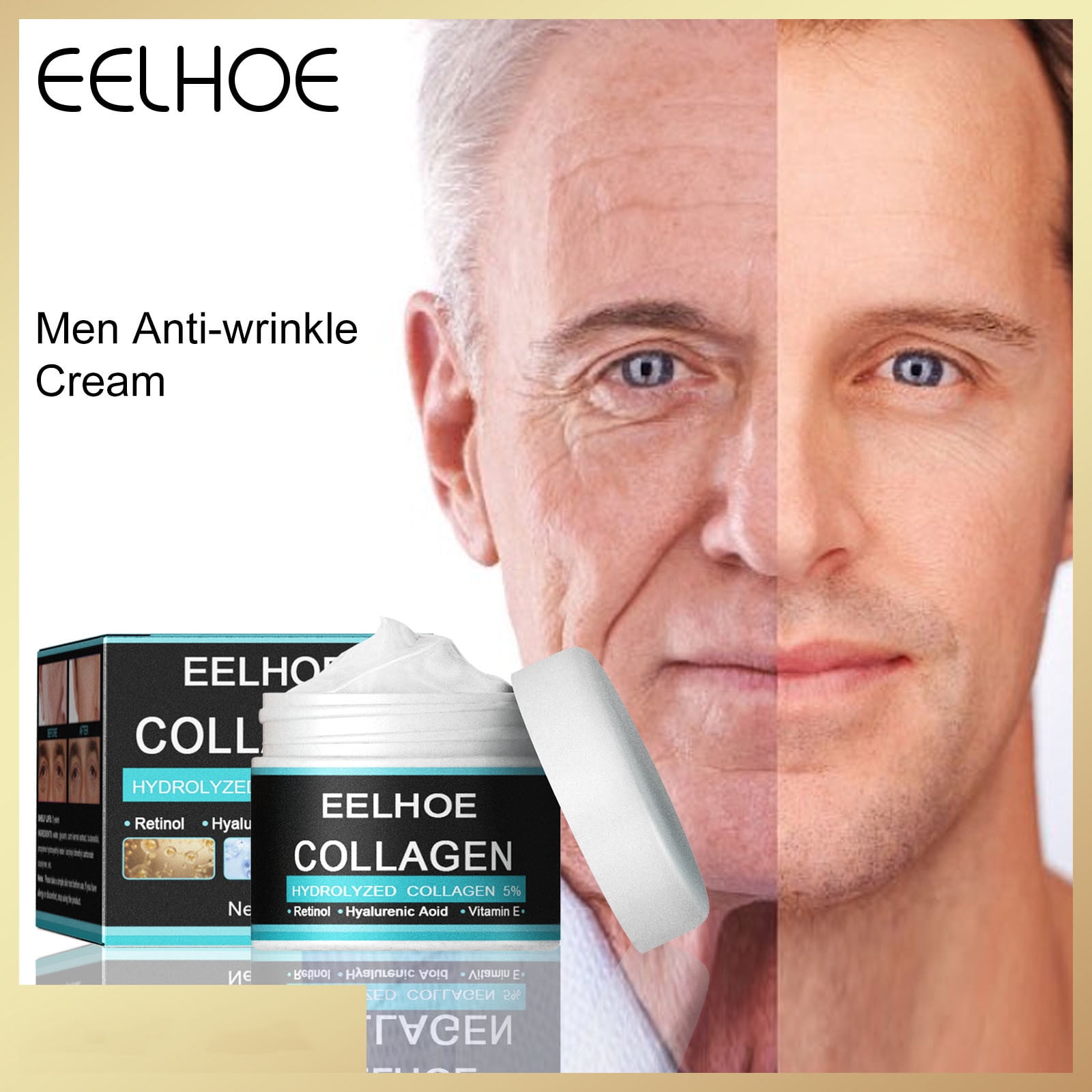 Herrnalise Men s Anti Aging Smoothing Cream Reduce Wrinkles Fine Lines Hydrating Fast Absorbing