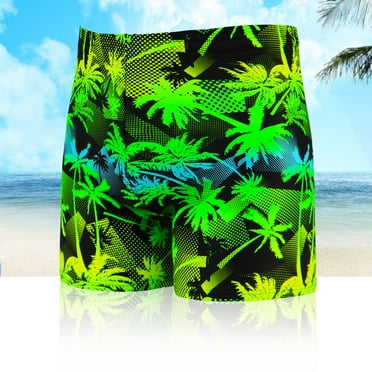 Herrnalise Men's Beachwear Summer Holiday Swim Men's Swimming Shorts Boxer Spa Pants Printed Beach Swimming Shorts