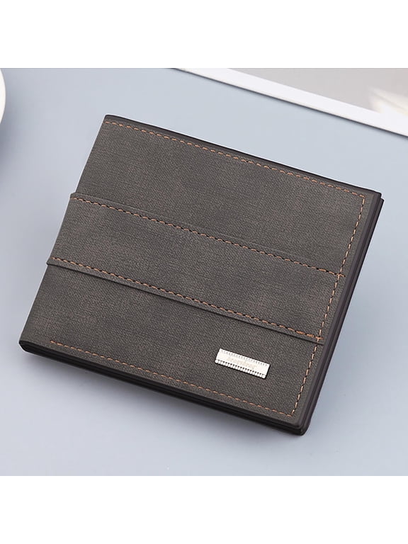 Herrnalise Men's Bifold Wallet, Gray