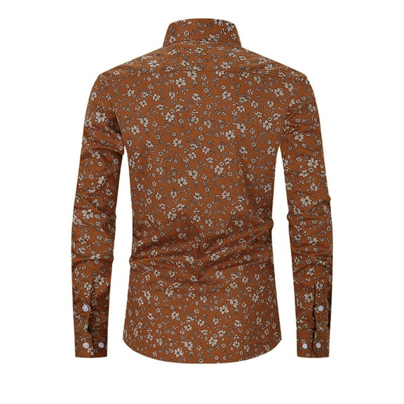 Herrnalise Men's Business Dress Shirts Wrinkle Free Long Sleeve Regular Fit Dress Shirt Textured Casual Button Down Shirts Valentine's Day For Him