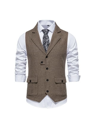 SMihono Men's Trendy Leather Blazer Suit Jacket Prom Wedding Long Sleeve  Tuxedo Slim Fit Patchwork Sports Business Pocket Work Office Lapel Collar