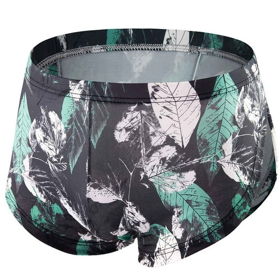 Herrnalise Men's Jockstrap Underwear Fashion Ice Silk Panties Briefs Fashion Breathable Nylon Mesh Boxers Sexy Underwear Set For Men For Black,L