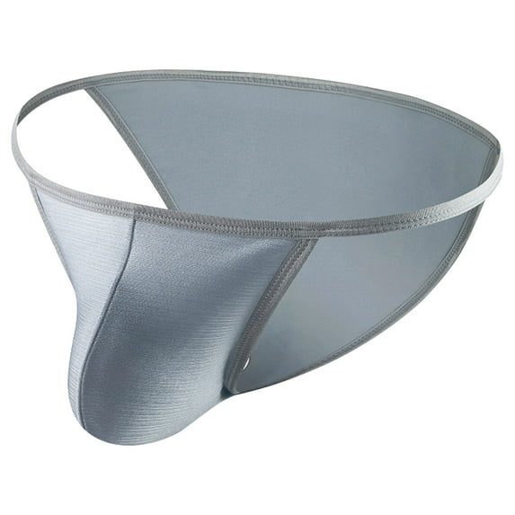 Herrnalise Men's Jockstrap Underwear Men Casual Solid Sexy Breathable Low Waist Underwear Briefs Pants Sexy Underwear Set For Men For Silver,M