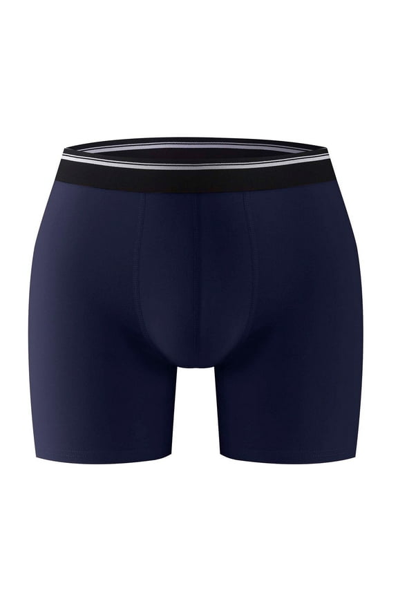 Men's Jockstrap Underwear Summer Boxer Shorts, Sexy, Breathable, And Fashionable Boxer Underwear Sexy Underwear Set For Men For Navy,L