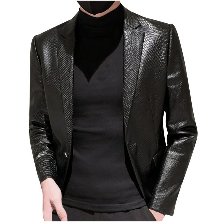New Large Size Leather Men's Jacket New Large Size Leather Men's Jacket