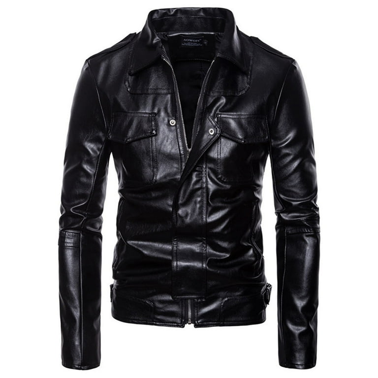 New Large Size Leather Men's Jacket New Large Size Leather Men's Jacket