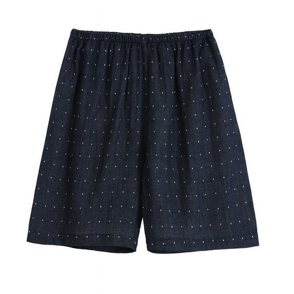 Herrnalise Men's Striped Elastic Waist Shorts Slant Pocket Casual Summer Shorts Comfortable And Breathable Home Short Sleepwear