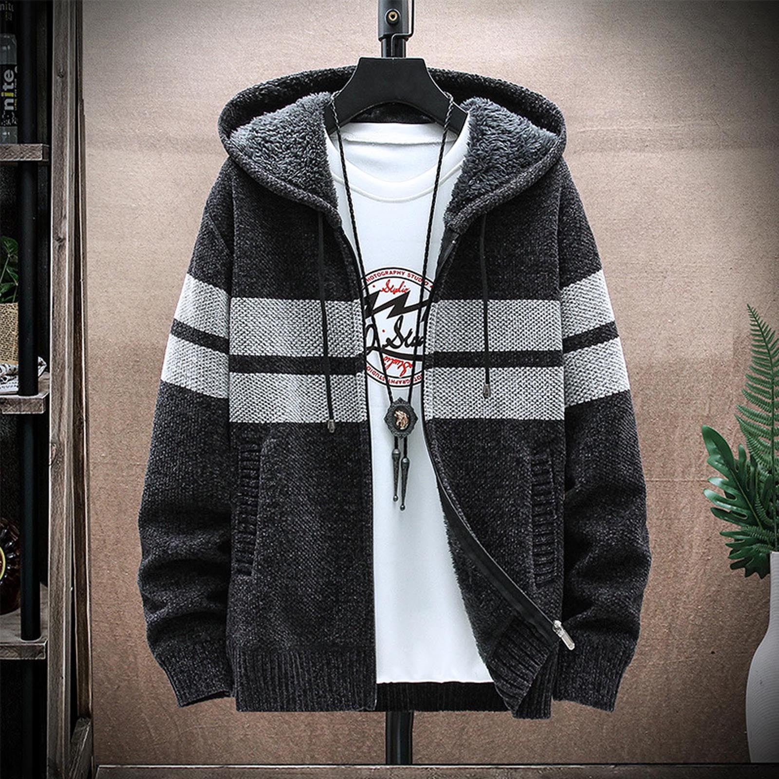 ダウンジャケット・コート +DEINET+ ONE BUTTON KNIT LONG CARDIGAN IN IVORY KDBBC4S3311 CHICWISH Women's Burgundy Classy Open Front Knit Coat, Size