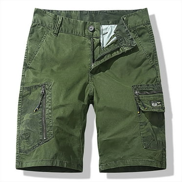 Herrnalise Men's Tactical ShortsCargo pants for men Casual Solid color Shorts Pocket Drawstring Elastic Waist Sport Shorts