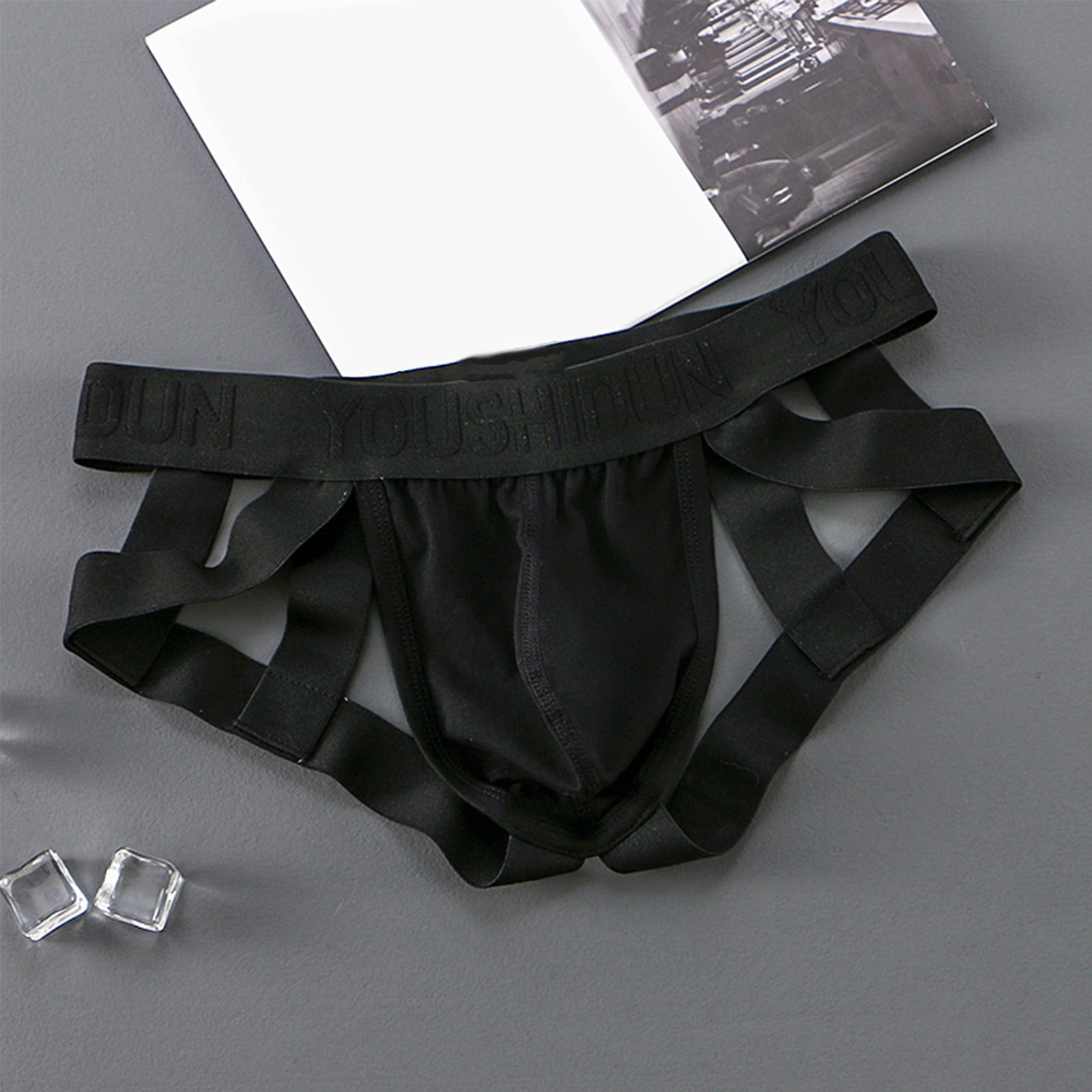 Herrnalise Men’s boxer briefs Underwear Men's Underwear Low Waist Fashion  Color Stripes Comfortable Erotic Panties