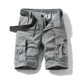 thumbnail image 1 of Herrnalise Mens Work Shorts 9" Work Pants for Mens Portable Phone Charge Shorts Multi Pokets Cargo Shorts Comfy Cotton blend Shorts Gray, 1 of 9