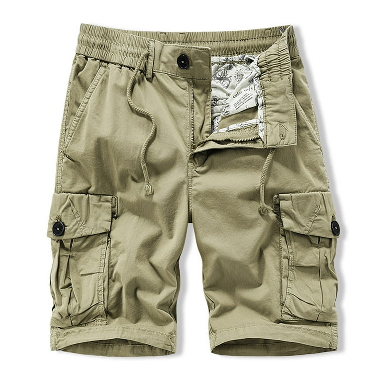 Khaki work shorts top
