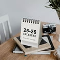 Herrnalise Mini Desk Calendar 2025.12026.6 Small Desktop Calendar 2025