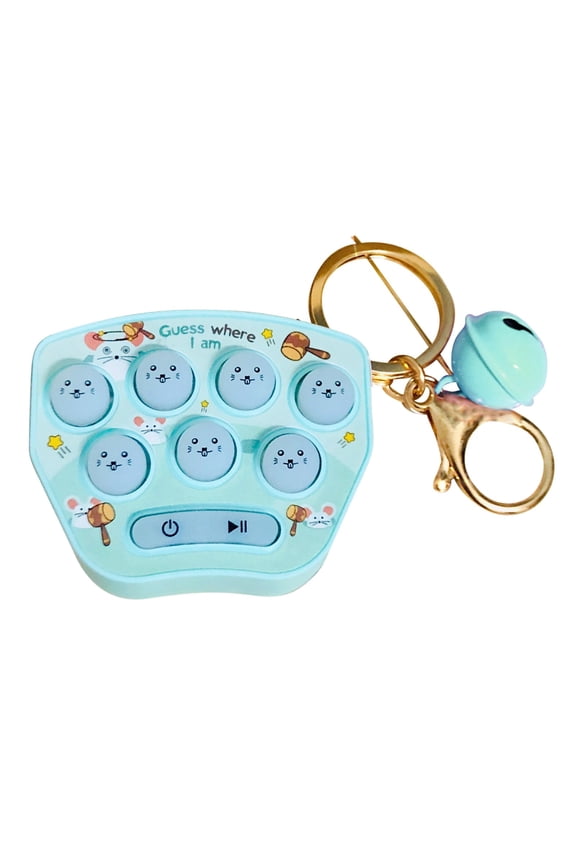 Mini Game Key Chain Fidget Toy Hamster Memory Game Backpack Key Decor Toy Functions For Kids Clearance Toys