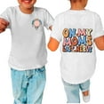 thumbnail image 1 of Herrnalise On My Mom's Last Nerve Shirts Kids Two-sided Funny Graphic T-Shirt Mother's Day Tee Groovy Retro Boys Girls Shirts Summer Short Sleeve Shirts Tops 1-11T, 1 of 8