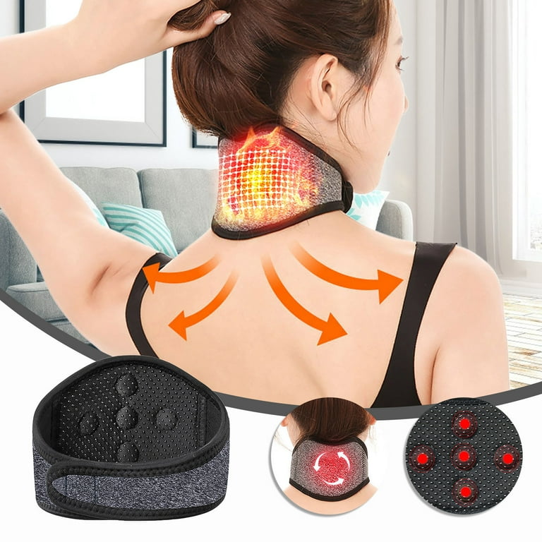 Herrnalise Neck Support Brace for Cold Self Heating Adjustable