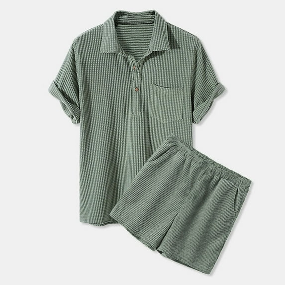 Herrnalise New Activewear Men's Casual Button-Down Shirts Short Sleeve Striped Dress Shirts Button Down Tops Gear up for greatness for less