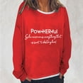 thumbnail image 1 of Herrnalise New ActivewearLetter Graphic Print Sweatshirts for Women Oversized Long Sleeve Casual Drawstring Fall Pullover Sweatshirt Tops Gear up for greatness for less, 1 of 3