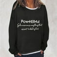 thumbnail image 1 of Herrnalise New ActivewearLetter Graphic Print Sweatshirts for Women Oversized Long Sleeve Casual Drawstring Fall Pullover Sweatshirt Tops Gear up for greatness for less, 1 of 3