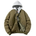 thumbnail image 1 of Herrnalise New Fashion Blazer Blazer Jumper Hooded Cotton Jacket, Jacket, Man Long Sleeve Hoodless Casual Outwear & Jackets Khaki, 1 of 7