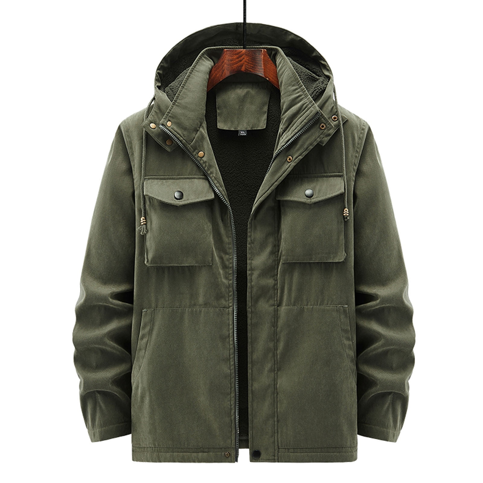 fvwitlyh Jackets for Men Corporal Jacket Male Autumn And