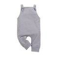 thumbnail image 1 of SDJMa Newborn Infant Baby Boys Girls Sleeveless Striped Romper Jumpsuit Clothes, 1 of 1