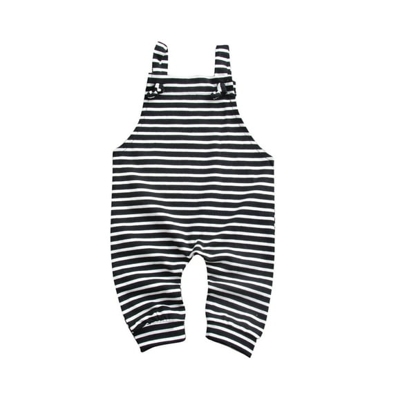 SDJMa Newborn Infant Baby Boys Girls Sleeveless Striped Romper Jumpsuit Clothes