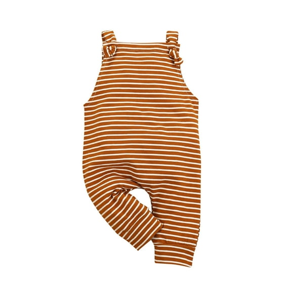 SDJMa Newborn Infant Baby Boys Girls Sleeveless Striped Romper Jumpsuit Clothes