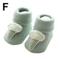 thumbnail image 1 of Herrnalise Newborn Toddler Baby Girls Boys 3D Cute Cartoon Anti-Slip Socks Slippers, 1 of 2