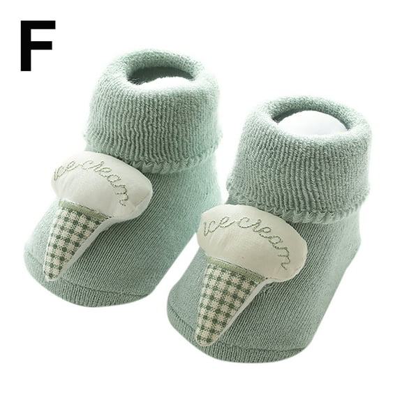 Herrnalise Newborn Toddler Baby Girls Boys 3D Cute Cartoon Anti-Slip Socks Slippers